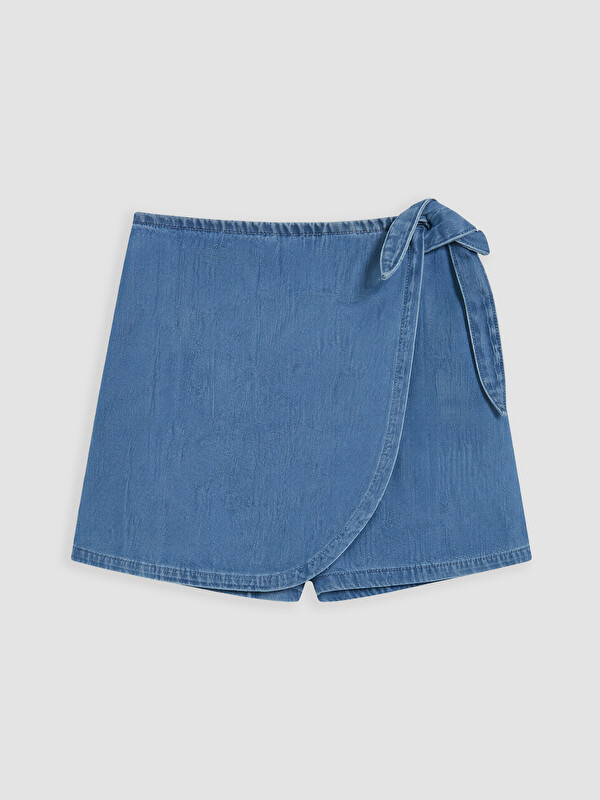 LCW Kids Elastic Waist Girls' Jean Shorts