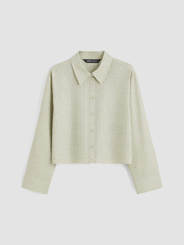 LCW Modest Woman Ecru Shirt