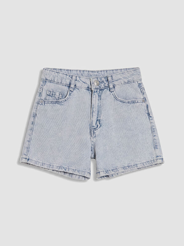 LCW Kids Kız Çocuk Jean Şort