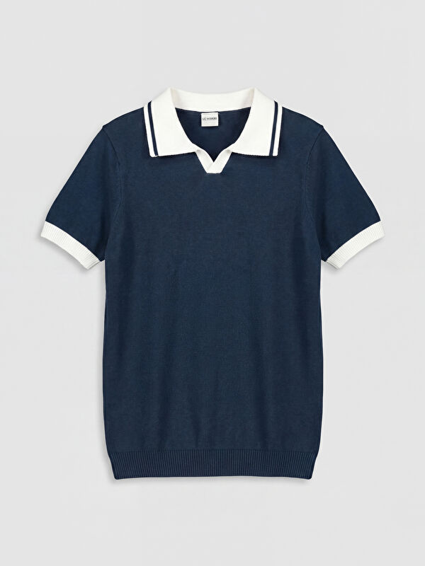 LCW Kids Polo Yaka Erkek Çocuk Triko Kazak