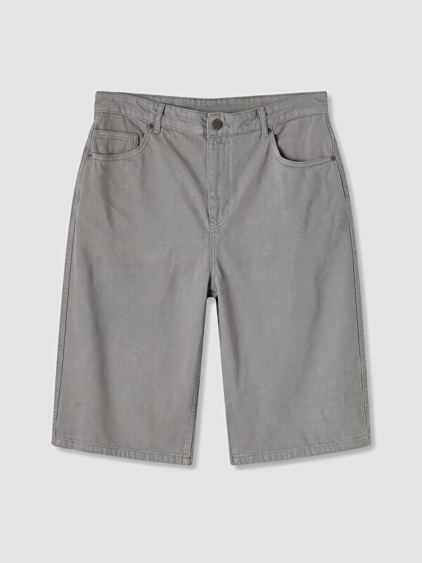 XSIDE Relax Fit Gabardin Erkek Şort