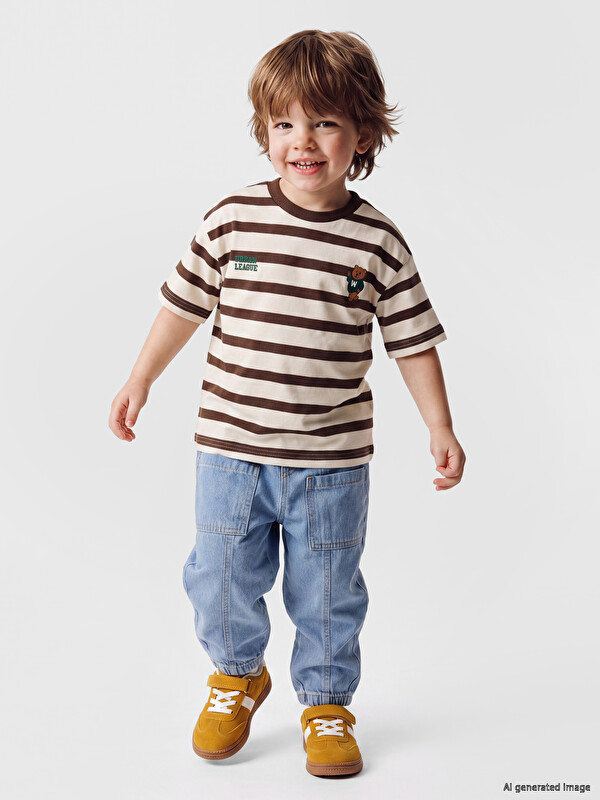 LCW baby Balloon Fit Baby Boys' Cargo Trousers