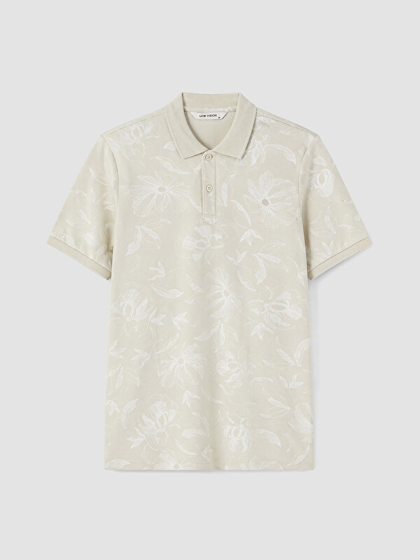 LCW Vision Polo Yaka Desenli Pike Erkek Tişört