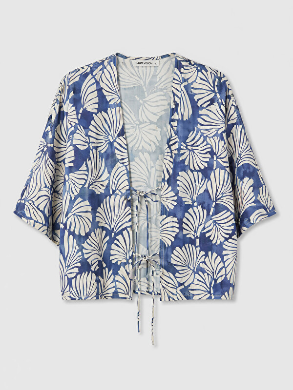 LCW Vision Çiçekli Oversize Kadın Kimono