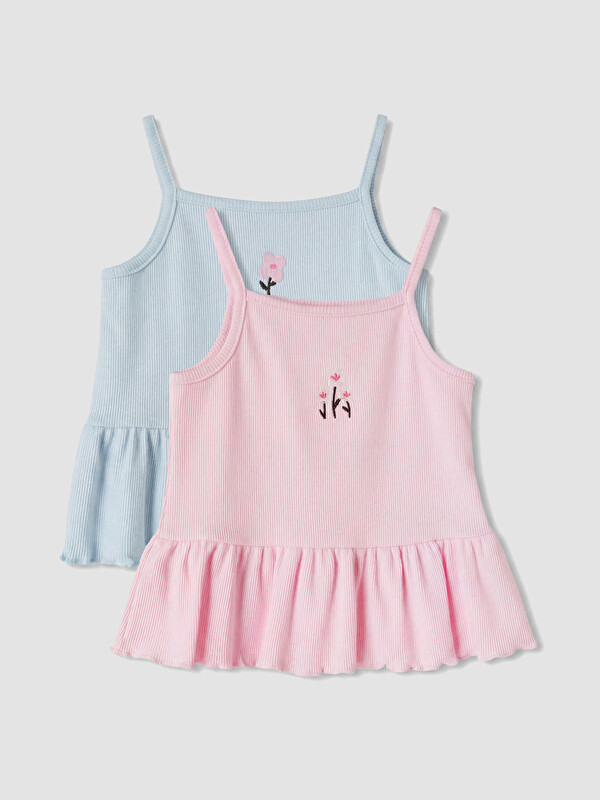 LCW baby Baby Girl Blue T-Shirt