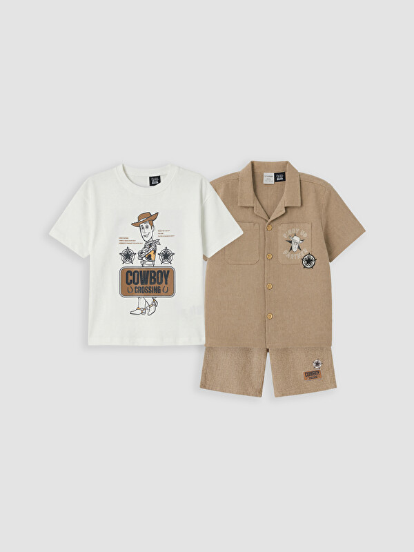 LCW Kids Toy Story Lisanslı Erkek Çocuk 3'lü Takım