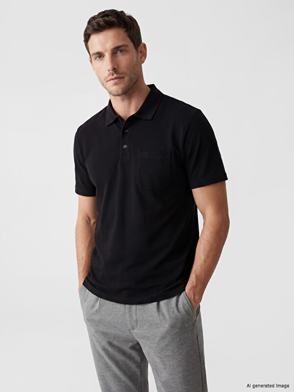 LCWAIKIKI Classic Polo Yaka Pike Erkek Tişört