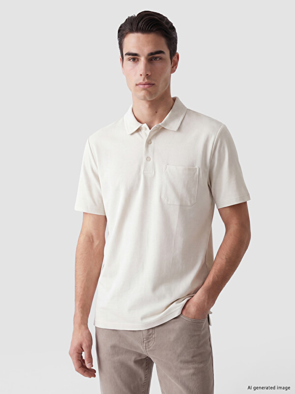 LCWAIKIKI Classic Polo Yaka Pike Erkek Tişört
