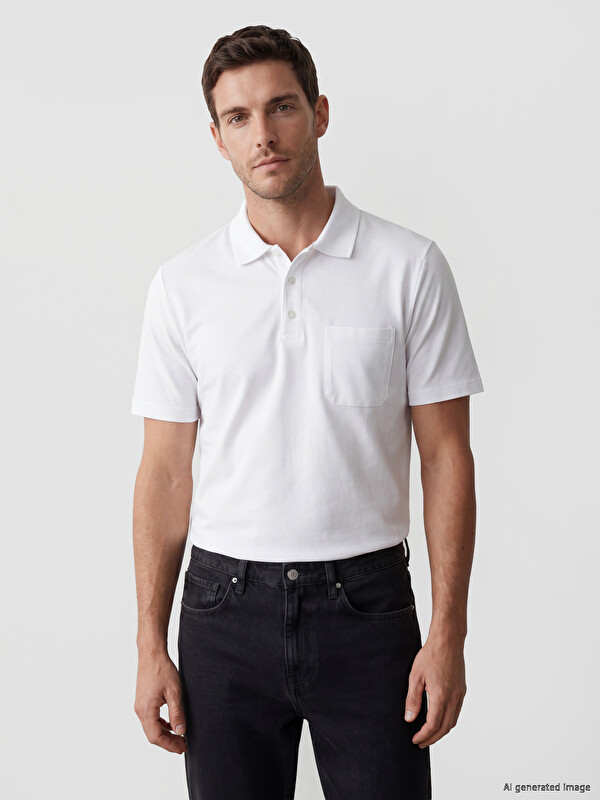 LCWAIKIKI Classic Polo Yaka Pike Erkek Tişört