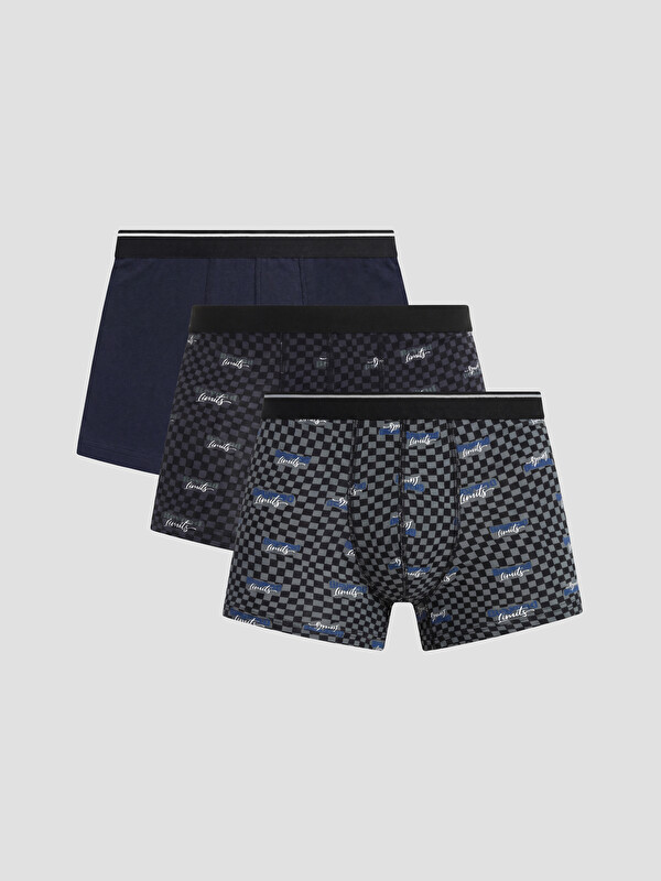 LC WAIKIKI Pamuklu Esnek Erkek Boxer 3'lü