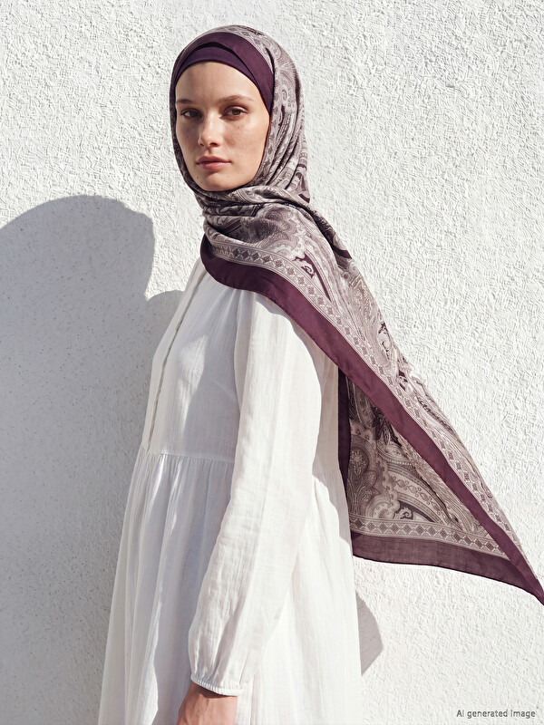 LCW Modest Desenli Kadın Şal