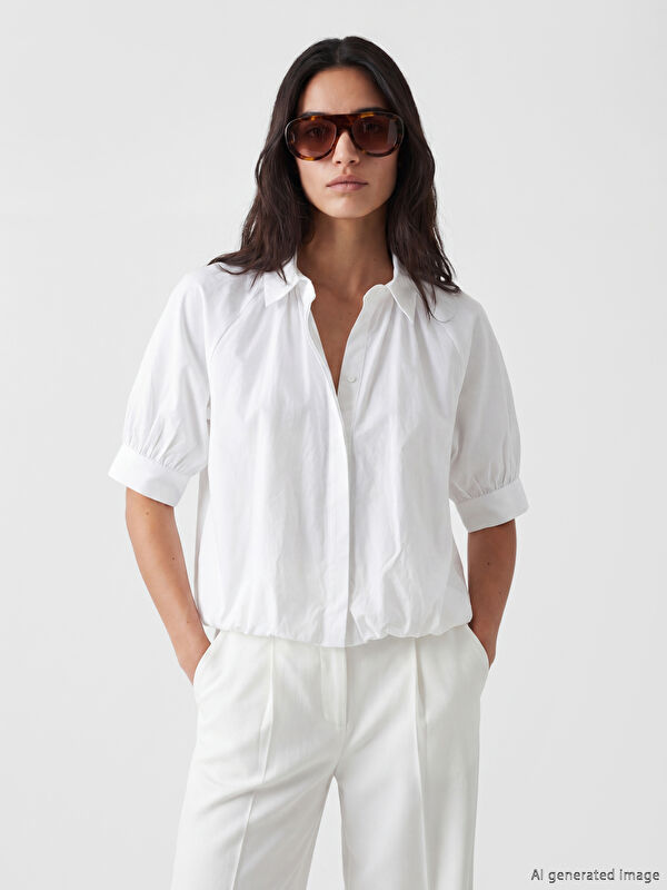 LCW Vision Regular Fit Kadın Gömlek