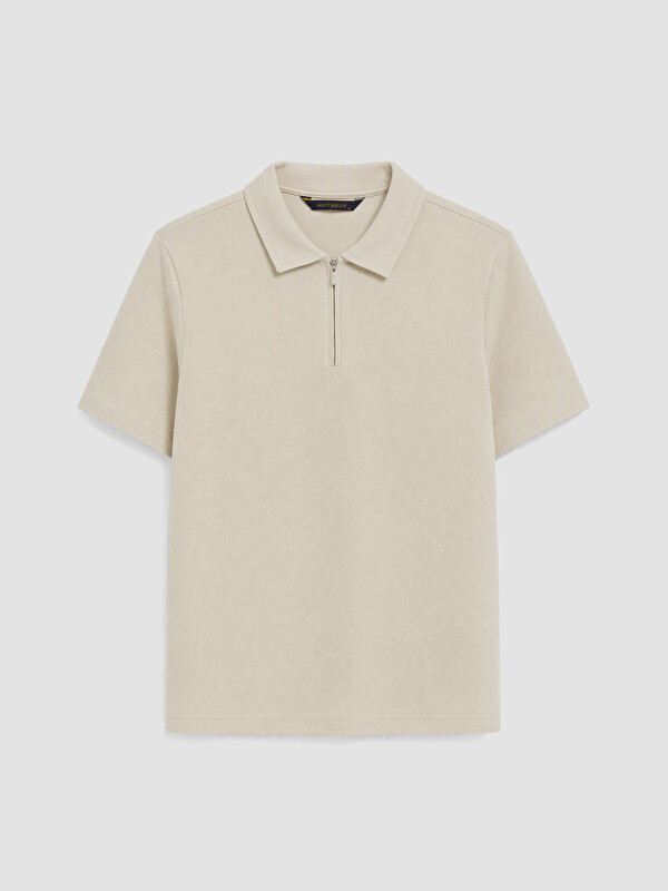 SOUTHBLUE Polo Collar Pique Men's T-shirt