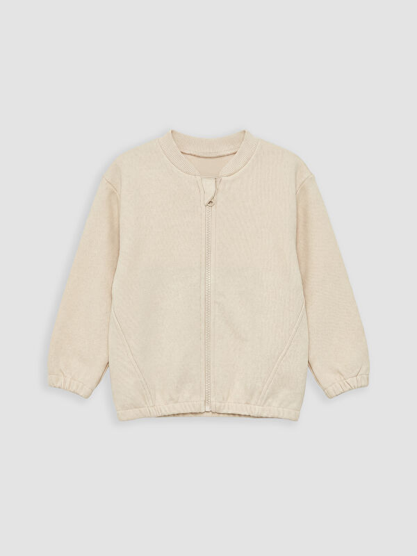 LCW baby Erkek Bebek Fermuarlı Sweatshirt