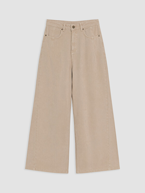 Soulife Wideleg Kadın Jean Pantolon