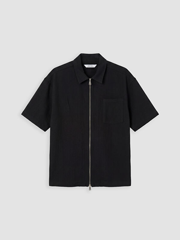 LCW Vision Regular Fit Fermuarlı Erkek Gömlek