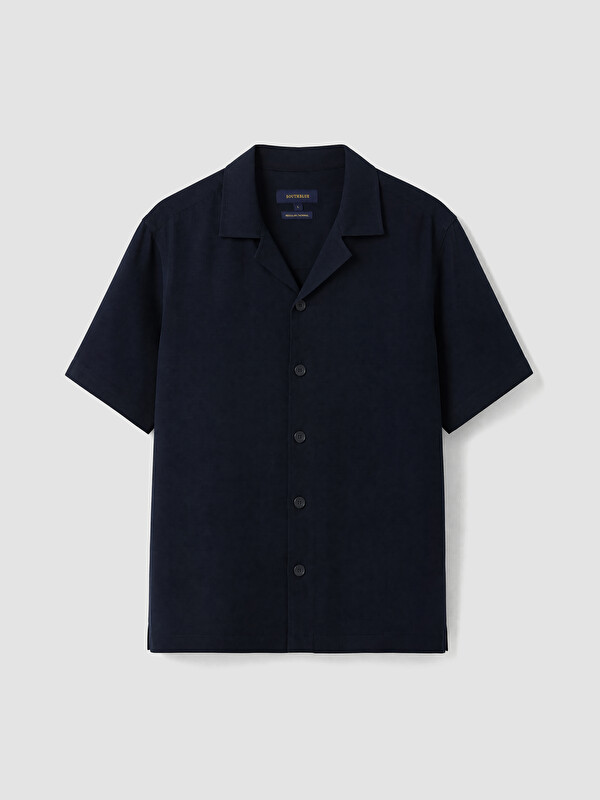 SOUTHBLUE Regular Fit Keten Karışımlı Erkek Gömlek