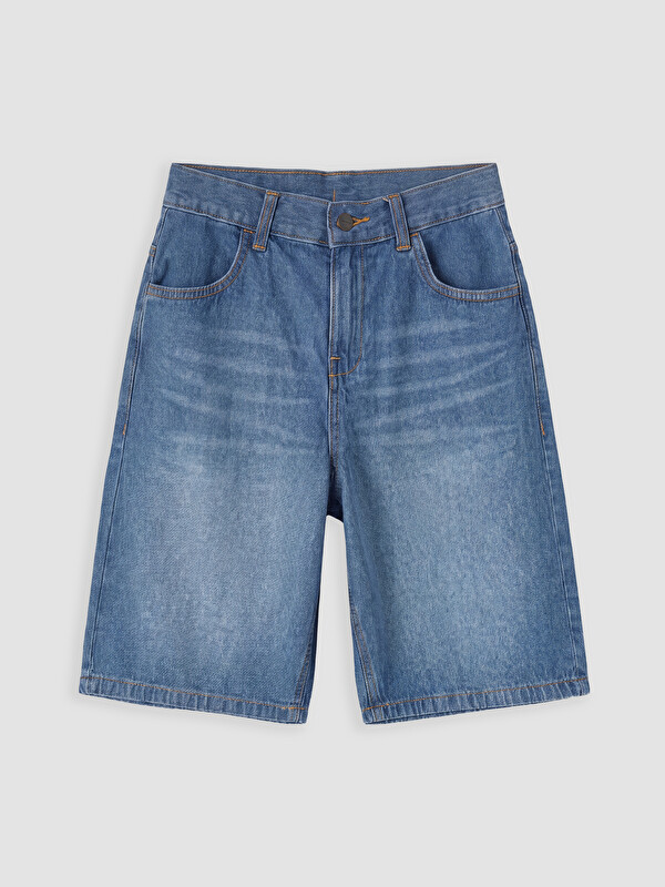 LCW Kids Αγόρι Indigo Τζιν σορτς