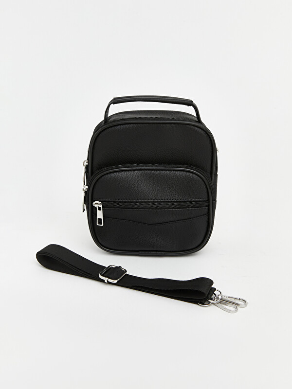 LCW ACCESSORIES Deri Görünümlü Erkek Omuz Çantası