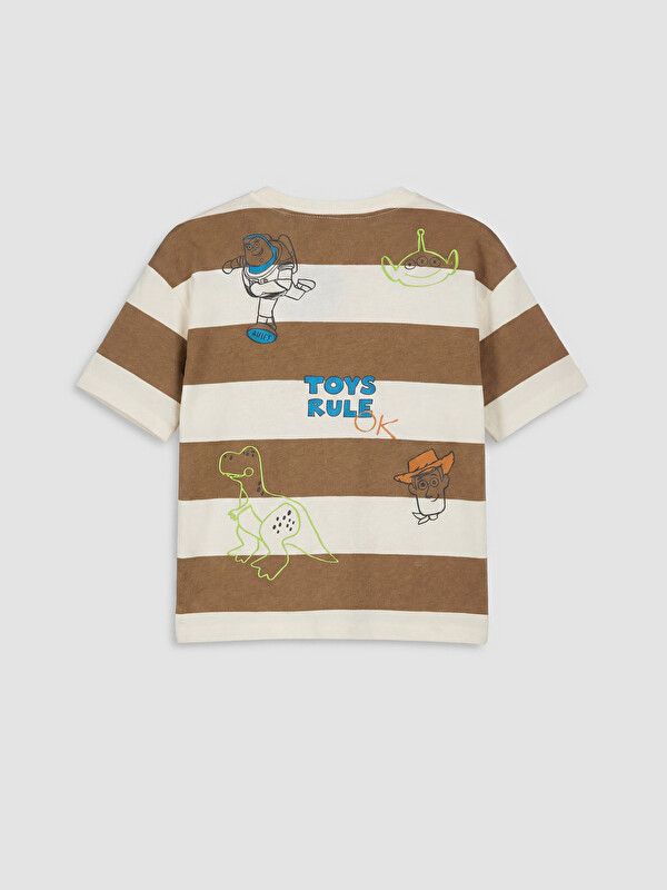 LCW Kids Bisiklet Yaka Toy Story Baskılı Erkek Çocuk Tişört
