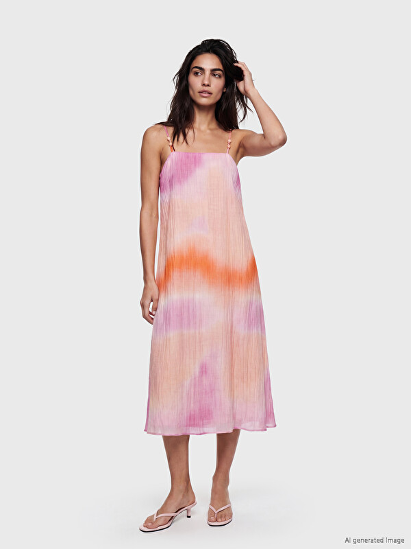 LCW Vision Woman Pink Dress