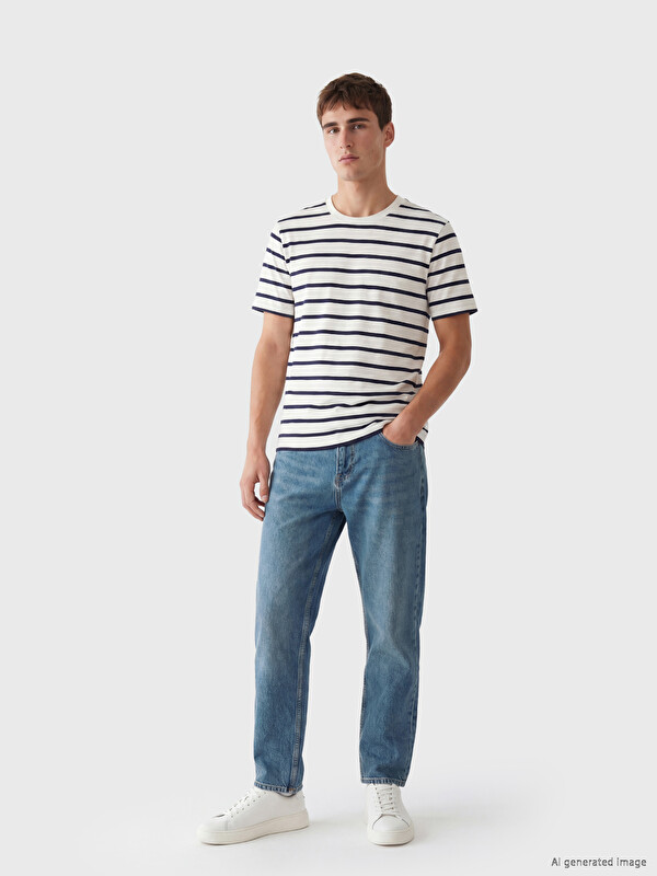 LCW Jeans 730 Havuç Kalıp Erkek Jean Pantolon