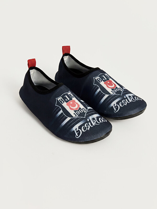 LCW STEPS Beşiktaş Baskılı Erkek Çocuk Deniz Ayakkabısı