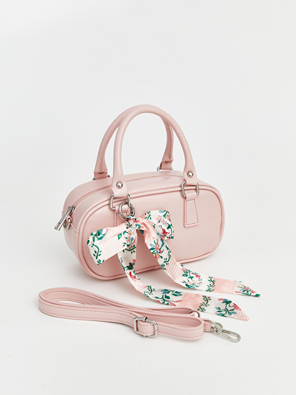 LCW ACCESSORIES Sac d'épaule pour femme en similicuir avec foulard décoratif