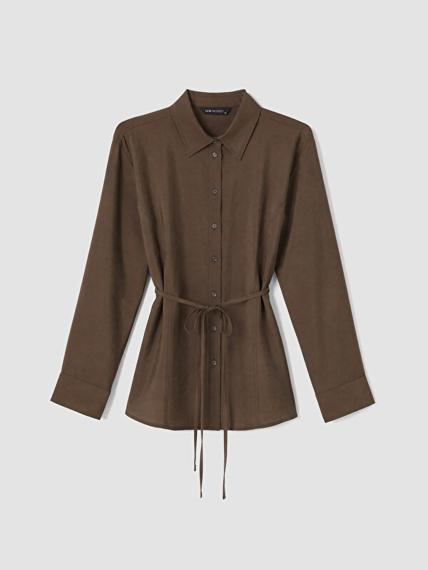 LCW Modest Modal Karışımlı Kadın Gömlek Tunik
