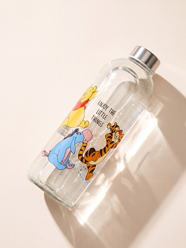 LCW HOME Winnie the Pooh Baskılı Cam Baş Ucu Sürahisi 1000 ml