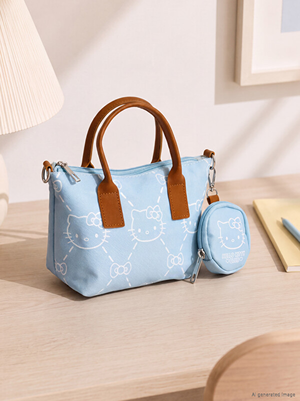 LCW ACCESSORIES Hello Kitty Baskılı Kız Çocuk Omuz Çantası