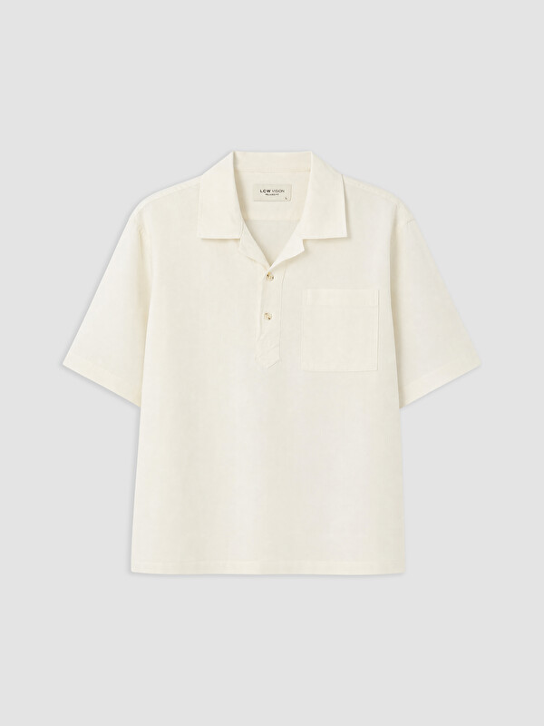 LCW Vision Regular Fit %100 Keten Erkek Gömlek