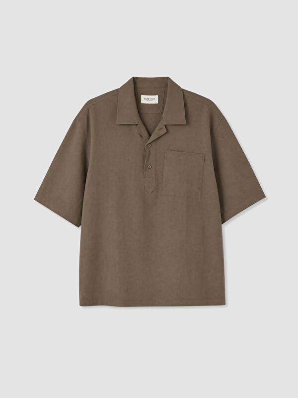LCW Vision Regular Fit %100 Keten Erkek Gömlek