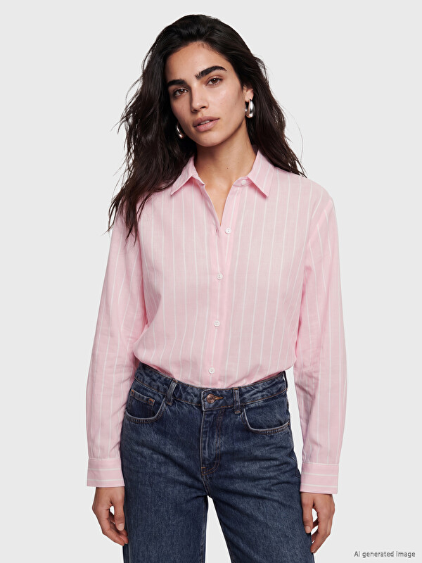 LCW Vision Striped Women's Shirt