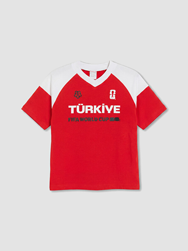 LCW baby FIFA 2026 Dünya Kupası Baskılı Erkek Çocuk Tişört