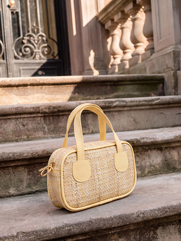 LCW ACCESSORIES Straw-Look Girls' Shoulder Bag