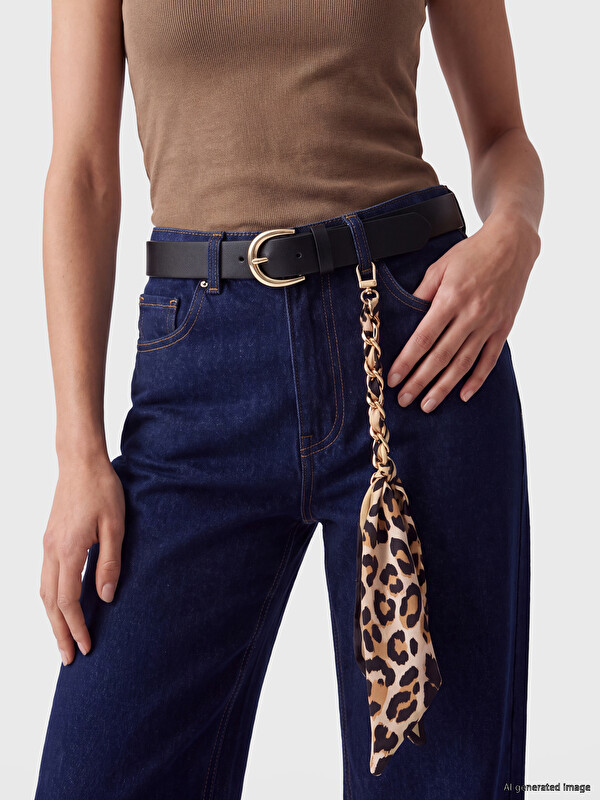 LCW ACCESSORIES جلد صناعي للنساء حزام