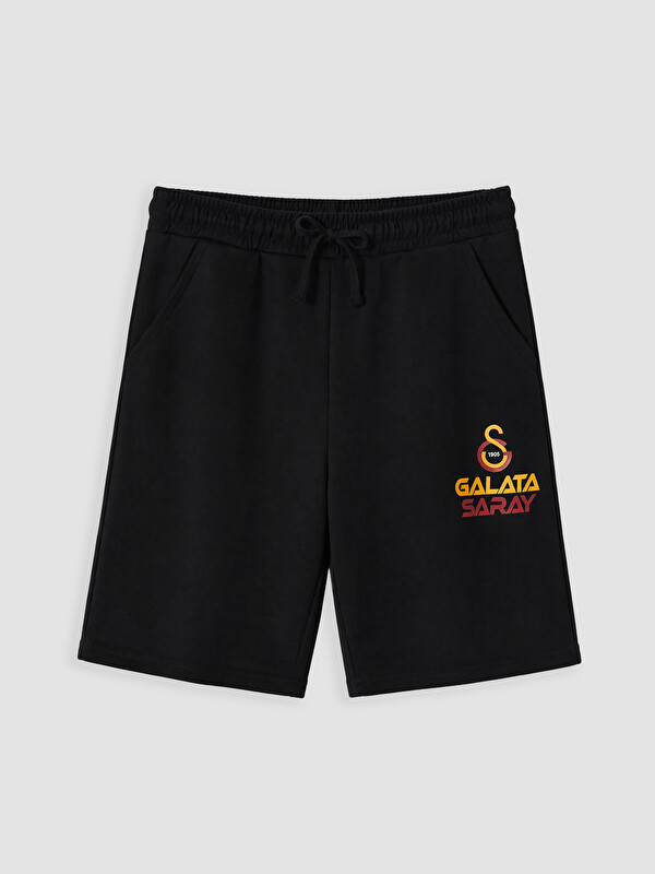 LCW Kids Galatasaray Baskılı Erkek Çocuk Şort