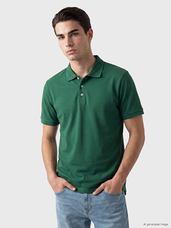 LCWAIKIKI Classic Polo Collar Standard Fit Men's T-Shirt