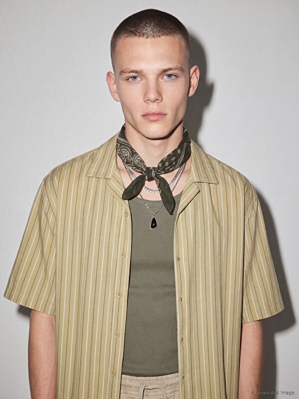 LCW ACCESSORIES Desenli Erkek Bandana