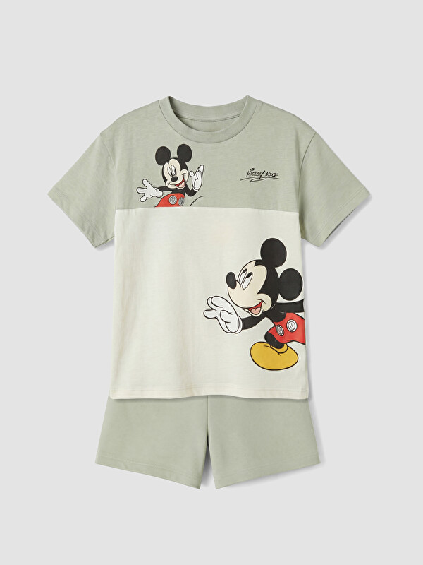 LCW baby Mickey Mouse Baskılı Erkek Bebek Takım