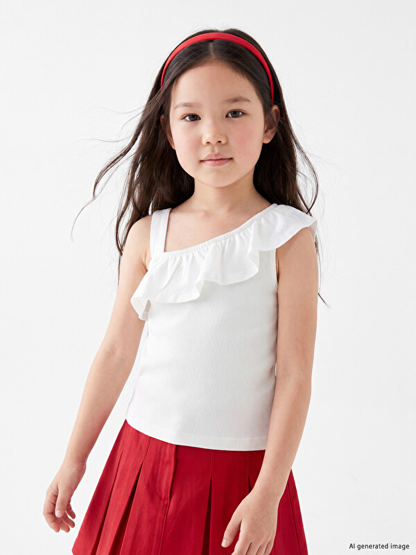 LCW Kids Débardeur asymétrique à volants pour fille