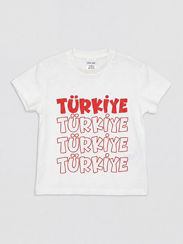 LCW baby Türkiye Baskılı Erkek Bebek Tişört