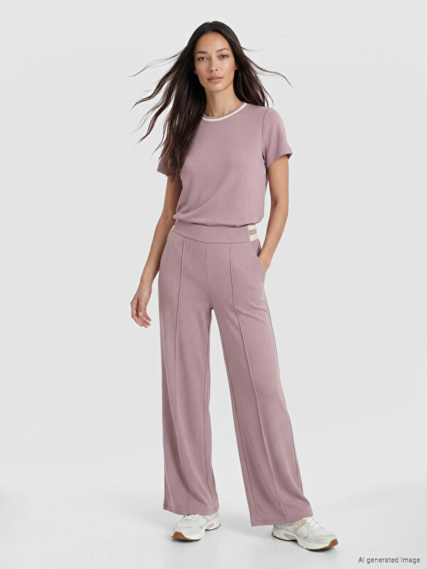 LCW EVERYDAY Beli Lastikli Soft Touch Kadın Eşofman Altı