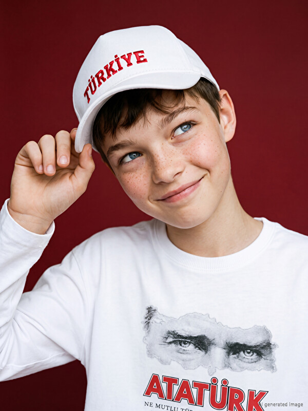 LCW ACCESSORIES Turkey Embroidered Boys' Baseball Cap