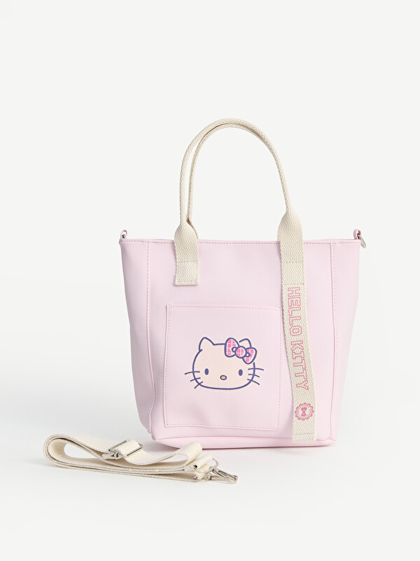 LCW ACCESSORIES Hello Kitty Baskılı Kız Çocuk Omuz Çantası