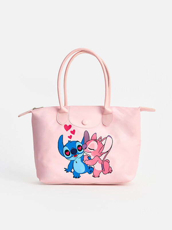 LCW ACCESSORIES Lilo & Stitch Baskılı Kız Çocuk Omuz Çantası