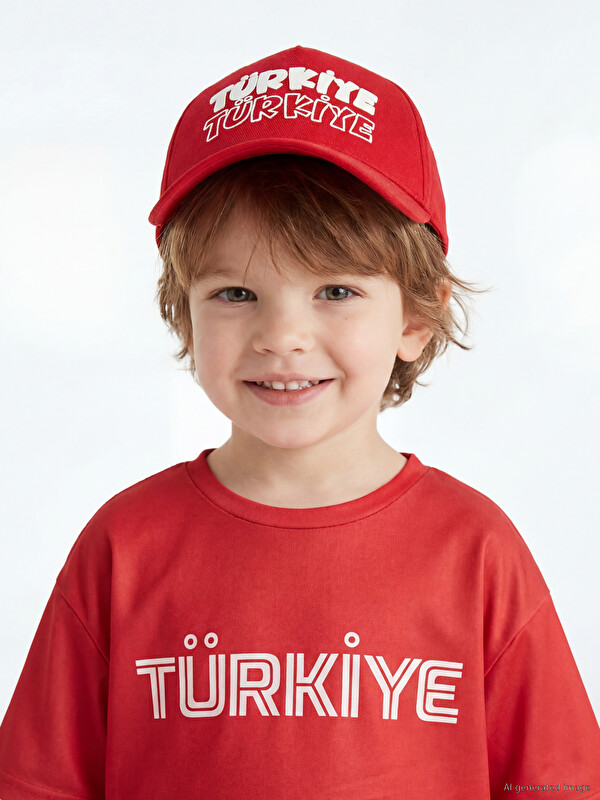 LCW baby Türkiye Nakışlı Erkek Bebek Kep Şapka