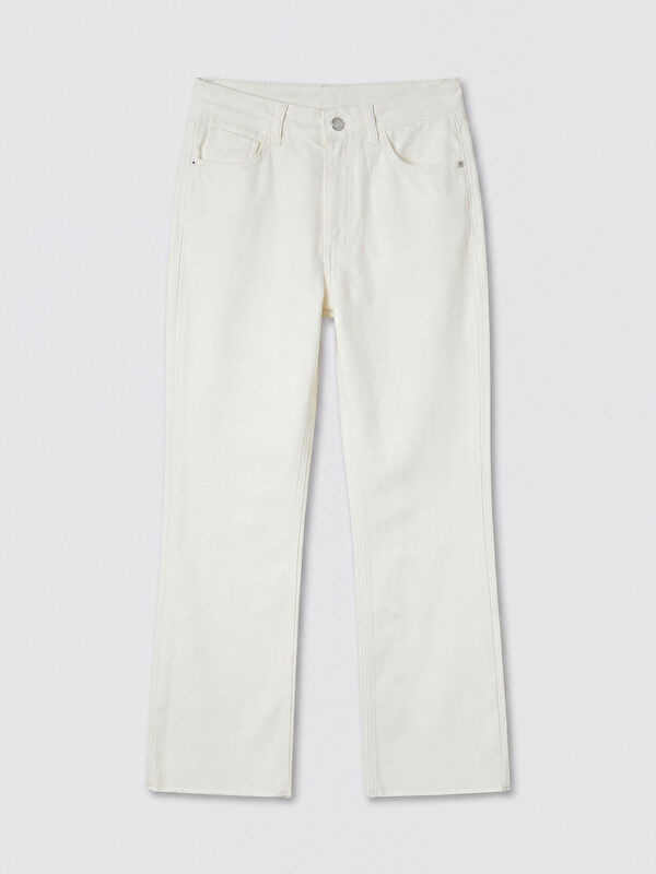 LCW Jeans Crop Flare Kadın Jean Pantolon