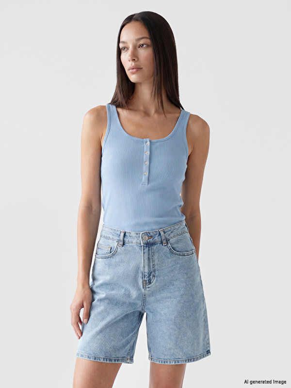 LCW EVERYDAY U Neck Women's Tank Top
